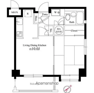 つくば5号館【5階】の間取り