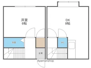 パルハイム厚別【102号室】の間取り
