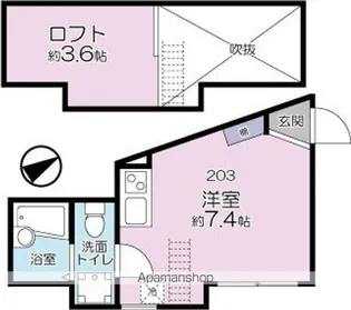 グランツ東武練馬【2階】の間取り