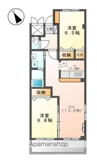 アザレアハウスⅡ【201号室】の間取り