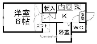 パレス台原第2【102号室】の間取り