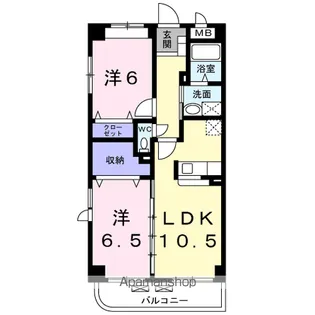 クラシオン Ⅰ【1階】の間取り