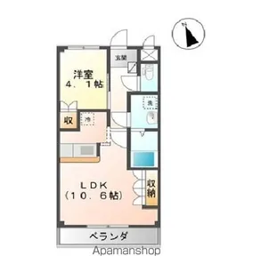 ポルト ボナー【2階】の間取り