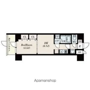 SーRESIDENCE駒沢大学駅前【1階】の間取り