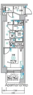 DIPS西新井【1階】の間取り