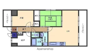 メゾン無憂館Ⅱ【7階】の間取り