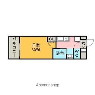 CITY SPIRE 名古屋本陣【5階】の間取り