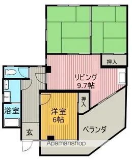 SYビル吹上(旧SHG吹上ビル)【4階】の間取り