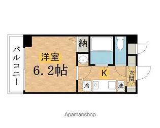 アヅマ第6ビル【505号室】の間取り