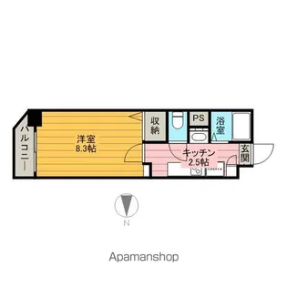 ル・リオン錦糸町エグゼ【203号室号室】の間取り