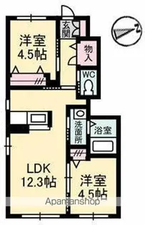 スターフィールドⅡ【1階】の間取り