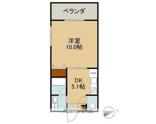 シティマンショングレーシア【406号室】の間取り