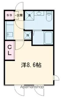 ALERO三軒茶屋Ⅲ【3階】の間取り