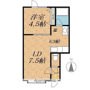 OAKⅥ【2階】の間取り