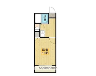 ソサエティー岡山Ⅲ【206号室】の間取り