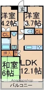 セルヴェール【3階】の間取り