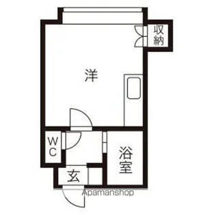 プレサント南8西8【4階】の間取り