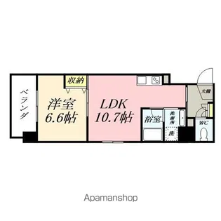 ソフィアOSK【6階】の間取り