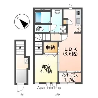 ヴォラーレ【207号室】の間取り