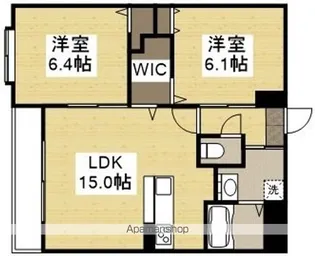 ベンビレッジ平田西公園【4階】の間取り