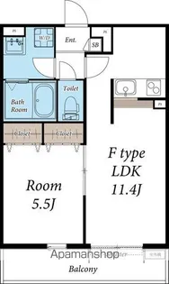 リブリ・シトラスライト【2階】の間取り