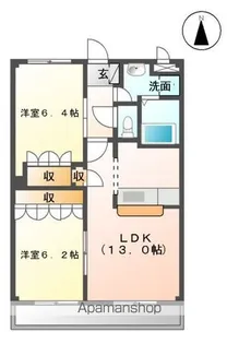 グランディール【2階】の間取り