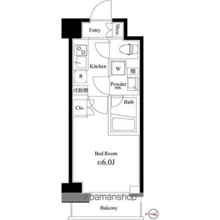 ハーモニーレジデンス武蔵小杉【2階】の間取り