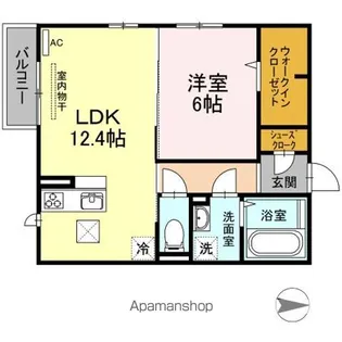 蓮【1階】の間取り