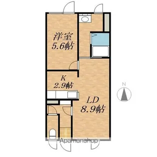 NCウイング緑陽台【1階】の間取り