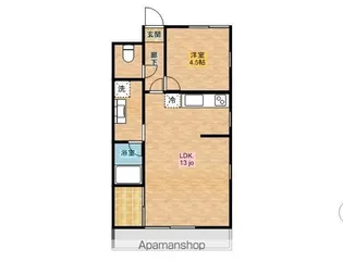 メゾンド・ソレイユ【1211号室】の間取り