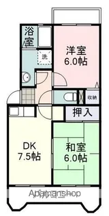 2DKの間取り画像