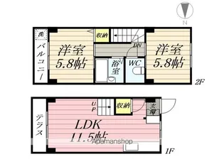 リッツコート【1階】の間取り