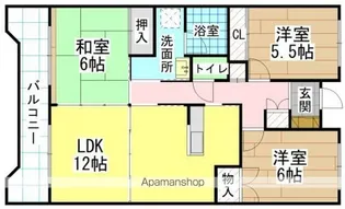 エクセレント中井【10階】の間取り