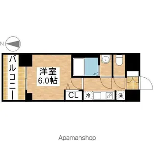 プレサンス桜山駅前アフォード【7階】の間取り