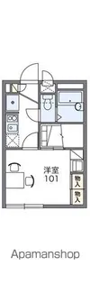 レオパレスEGAWA【303号室】の間取り