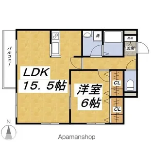 MAISON GRANDIR【3階】の間取り