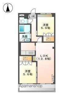 M グレイシャス【2階】の間取り