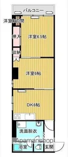 サニーコーポ新宿【9階】の間取り
