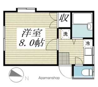 エルヴィーナ宮中D【2階】の間取り