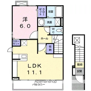 エテルノ トミー【2階】の間取り