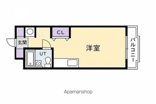 グランドール新生台【406号室】の間取り