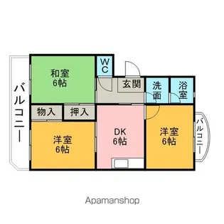 グランメール青山【202号室】の間取り
