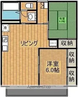 アメニティハイム本郷【1階】の間取り