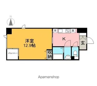 ビッグ・ビー宇都宮(東宿郷1丁目)【10階】の間取り