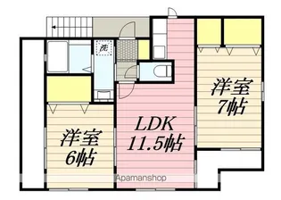 Mハイツ【2階】の間取り