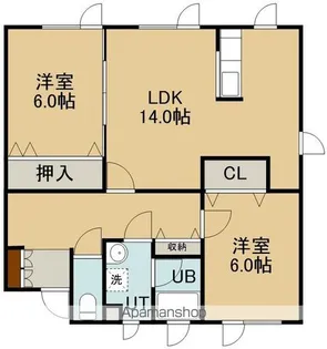 コア佐藤【302号室】の間取り
