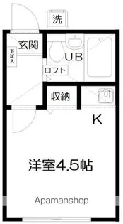 グランドール調布【2階】の間取り