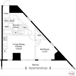 グラシアプレイス曳舟【7階】の間取り