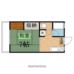 コーポ唐沢Ⅱ【2階】の間取り
