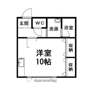 三輪グリーンハイツ【1階】の間取り